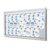 Outdoor Lockable Showcase Illuminated Logo With Gas Spring 27x A4