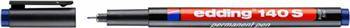 Foliopis permanentny e-140 S EDDING, 0,3mm, niebieski