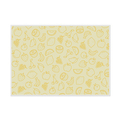 Placemat Fruits Abstract Yellow