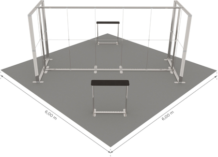 Stoisko targowe LUMIX™ 36 m² (6x6) wyspa