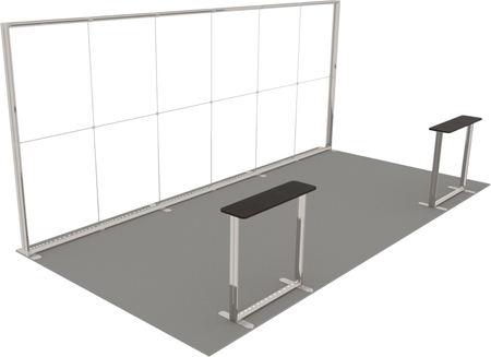 Stoisko targowe LUMIX™ 18 m² (6x3) półwysep