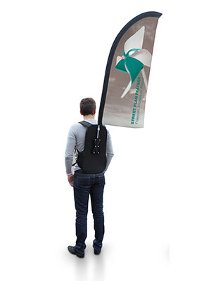 Street Flag z wydrukiem