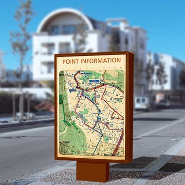 Citylight Procity dwustronny podświetlany