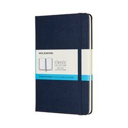 Notes MOLESKINE Classic M (11,5x18 cm) w kropki, twarda oprawa, sapphire blue, 208 stron, niebieski