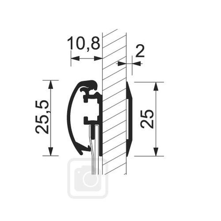 Fenster- Klapprahmen 25 mm DIN A3