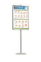 Tablica informacyjna na nodze - jednostronna