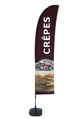 Beach Flag Budget Set Wind Large Pancakes French