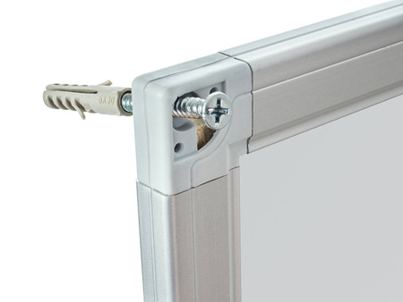 Magnetic whiteboard 120x90 / 90x120 cm in aluminum frame WA1