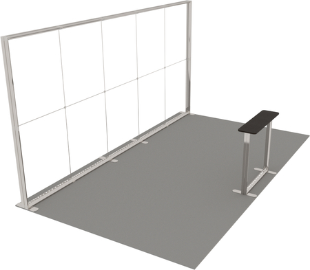 Stoisko targowe LUMIX™ 15 m² (5x3) półwysep