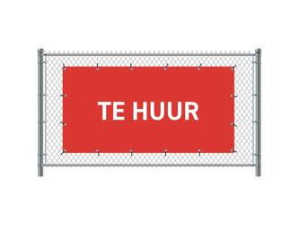 Fence Banner 300 x 140 cm Rent Dutch Red