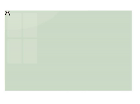 Magnetic glass board 150x100 cm WHITE