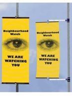 Flaga Mistral - obracana z wydrukiem