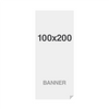 Standard Multi Layer Material Banner With Holes 220g/m2 Matt Finish 100 x 200 cm