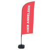 Beach Flag Alu Wind Complete Set Sign In Here Red Dutch