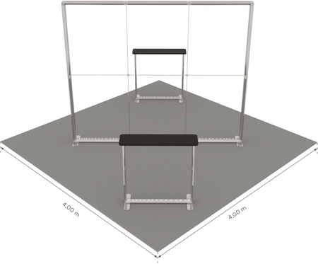 Stoisko targowe LUMIX™ 16 m² (4x4) wyspa