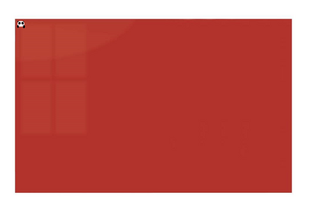 Magnetic glass board 180x120 cm RED