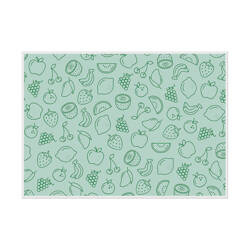 Placemat Fruits Abstract Green