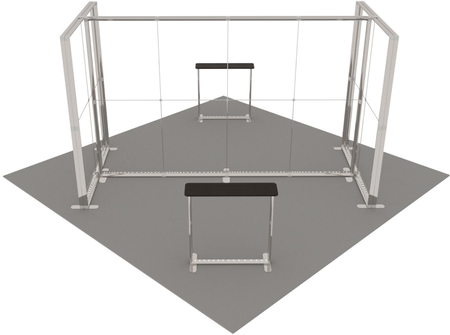 Stoisko targowe LUMIX™ 25 m² (5x5) wyspa