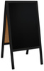 Potykacz drewniany Classic L (61x118 cm) - czarny