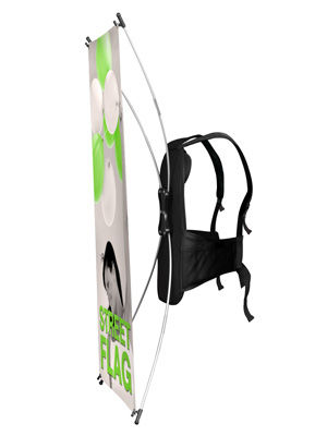 Street Flag z wydrukiem