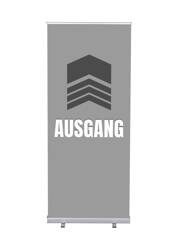 Roll-Banner Budget 85 Complete Set Exit Grey German