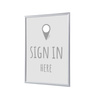 Snap Frame A1 Complete Set Sign In Here Grey Dutch