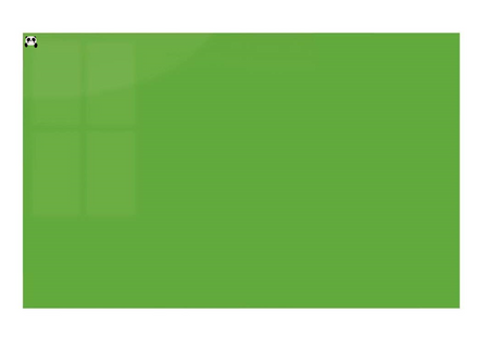 Magnetic glass board 150x100 cm GREEN
