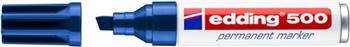 Marker permanentny e-500 EDDING, 2-7mm, niebieski