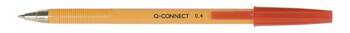 Długopis Q-CONNECT z wymiennym wkładem 0,4mm (linia), zawieszka, czerwony