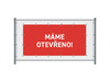 Fence Banner 200 x 100 cm Open Czech Red