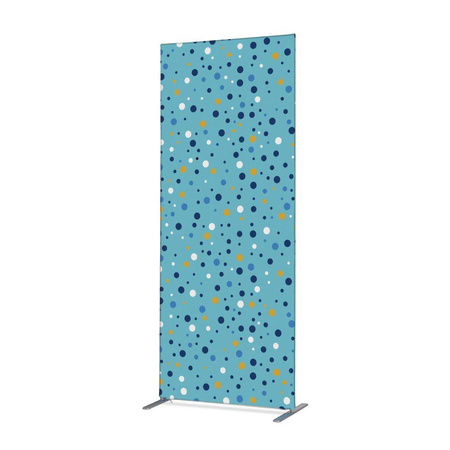 Textile Room Divider Deco 85-200 Double Abstract Japanese Cherry Blossom Green