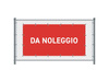 Fence Banner 200 x 100 cm Rent Italian Red