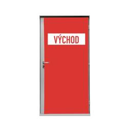 Door Wrap 80 cm Exit Red Czech I685
