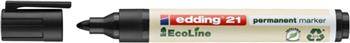 Marker permanentny e-21 EDDING ecoline, 1,5-3mm, czarny
