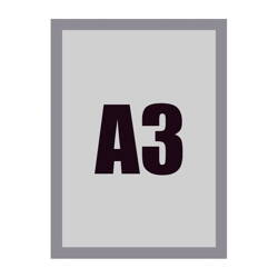 Ramka Magnetic A3 (srebrna)