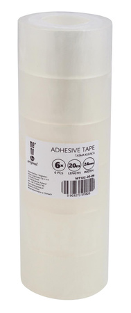 Taśma klejąca MemoBe 24mm x 20m , 6 sztsłupek