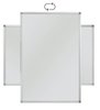 Magnetic whiteboard 120x90 / 90x120 cm in aluminum frame WA1