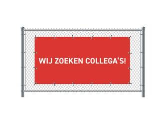 Fence Banner 200 x 100 cm Hiring Dutch Red