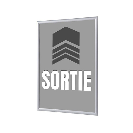 Snap Frame G25 Poster Paper A1 Exit Blue FR I591