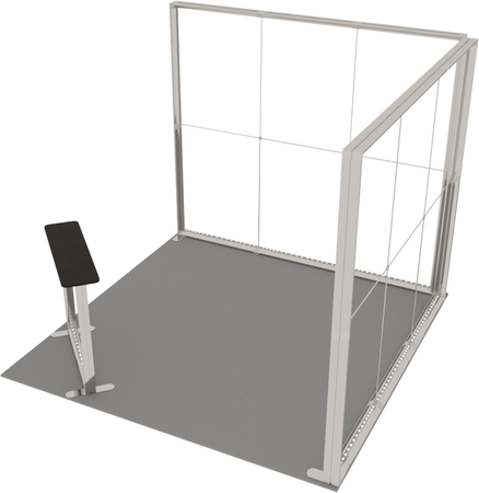 Stoisko targowe LUMIX™ 9 m² (3x3) narożne