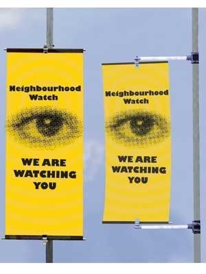 Flaga Mistral - obracana z wydrukiem