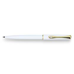 Ołówek automatyczny DIPLOMAT Traveller, 0,5mm, biały/złoty