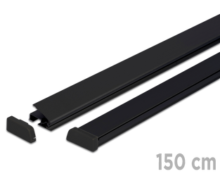 Listwy plakatowe Standard 150 cm - czarne