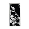 Door Wrap 80 cm Japanese Cherry Blossom Black I643