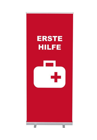 Roll-Banner Budget 85 Complete Set First Aid German