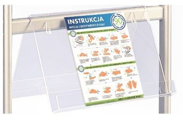 1-stronna półka akrylowa