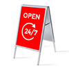 A-Board A1 Complete Set Open 24/7 Red English