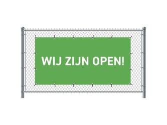 Fence Banner 200 x 100 cm Open Dutch Green