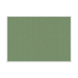 Placemat Hexagon Green
