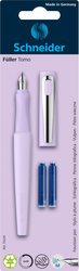 Pióro wieczne SCHNEIDER Tomo, M, 2 naboje, blister, mix kolorów